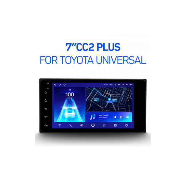 Медиаплеер 2din Teyes CC2 Plus - 7 дюймов Toyota (4-32Гб)