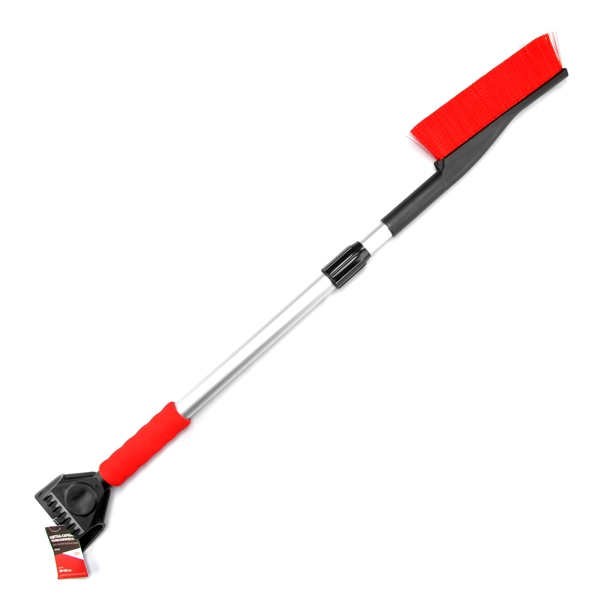 Щетка-скребок iSky для уборки снего и льда 90-120 см, с мягкой ручкой, телескопическая