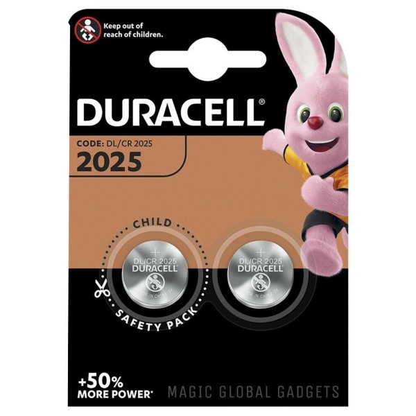 Батарейка Duracell 2025 - 2шт