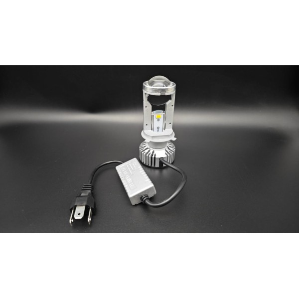 Светодиодная лампа мини линза Aozoom 12v (H4)